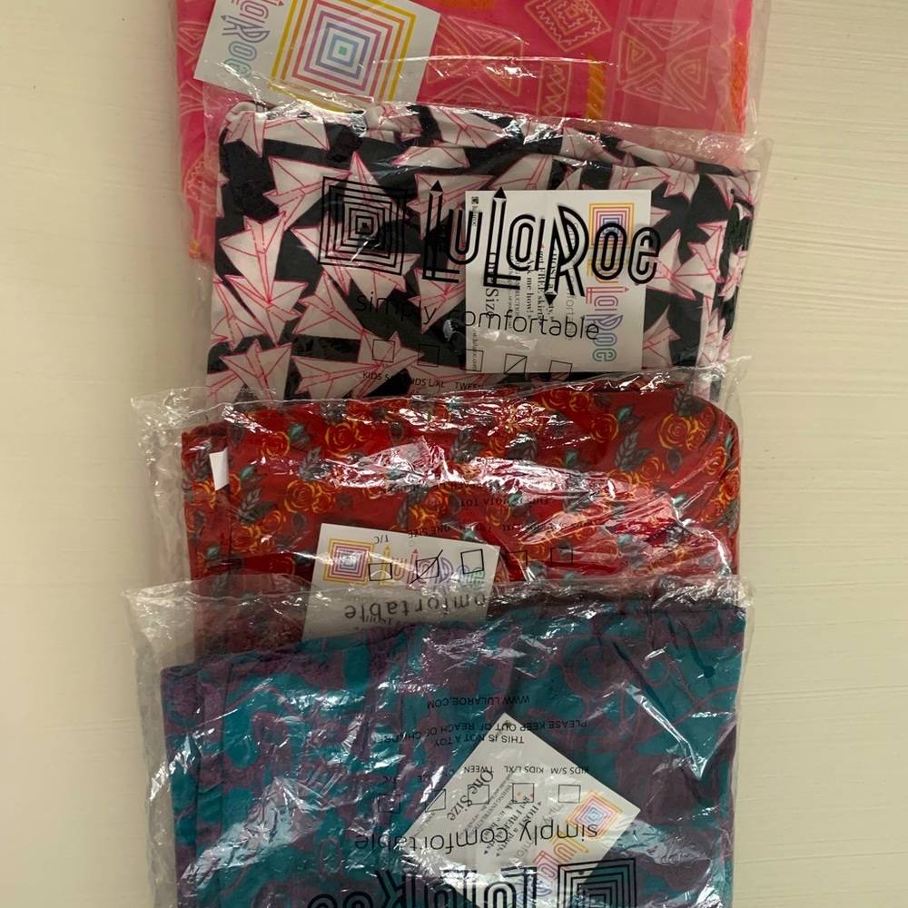 Lot of 4! OS LuLaRoe Leggings